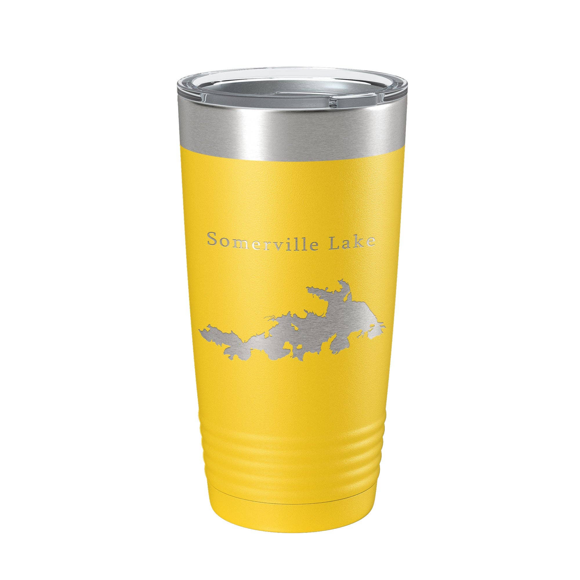 CarveBright - Wholesale Insulated Mug/Tumbler - Somerville Lake Map Tumbler Travel Mug Insulated Laser Engraved Coffee Cup Texas 20 oz4