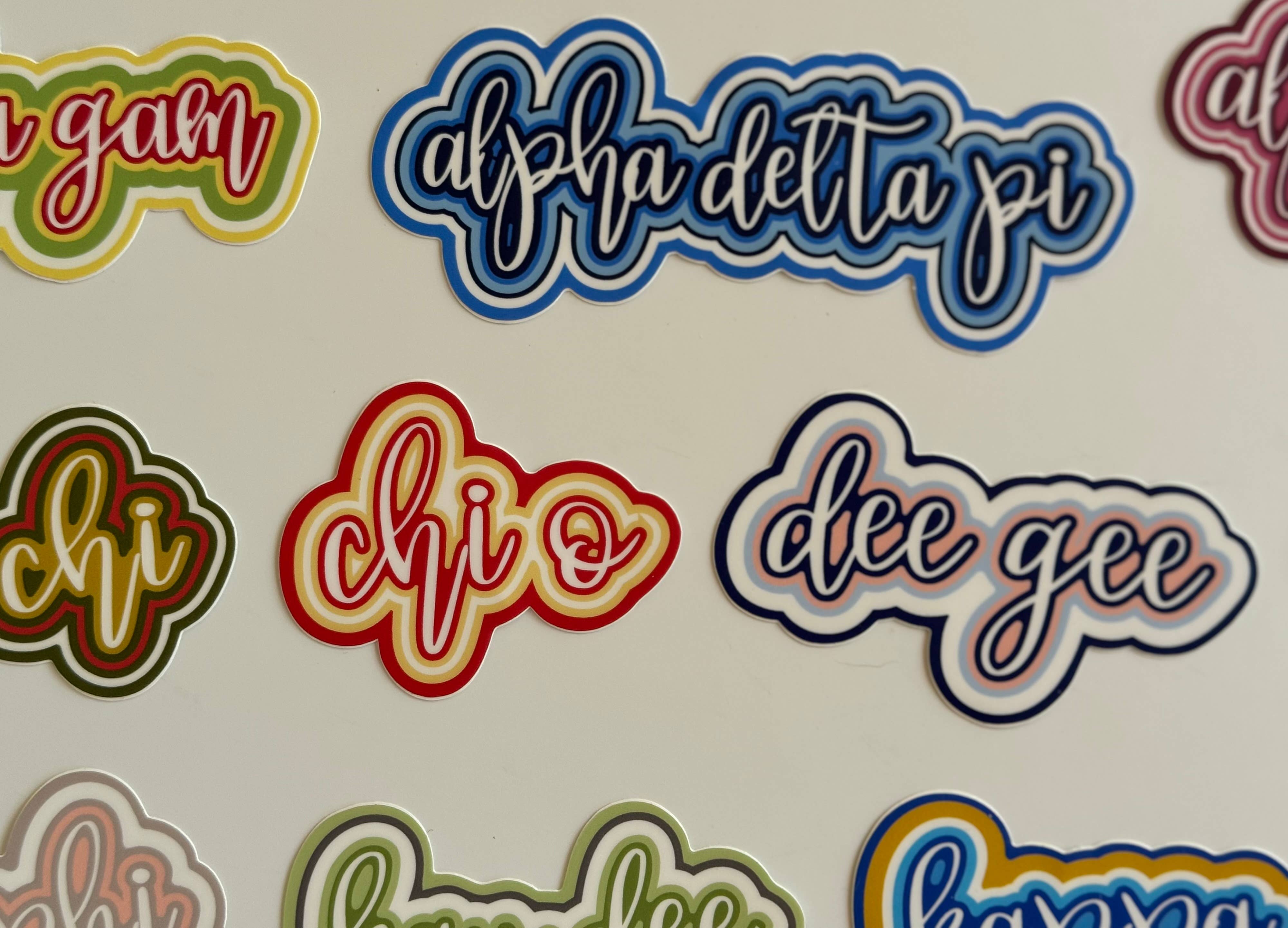 Buttongirl99 - Wholesale Sticker - Alpha Delta Pi Sorority Decal2