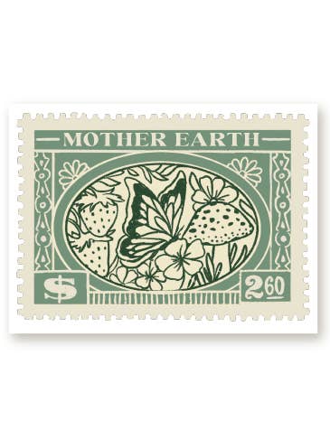 Earth Stamp Aufkleber für den Großhandel von Kira Cyan