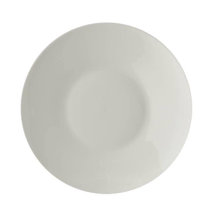 White Bianco Bread Plate for wholesale on Faire0