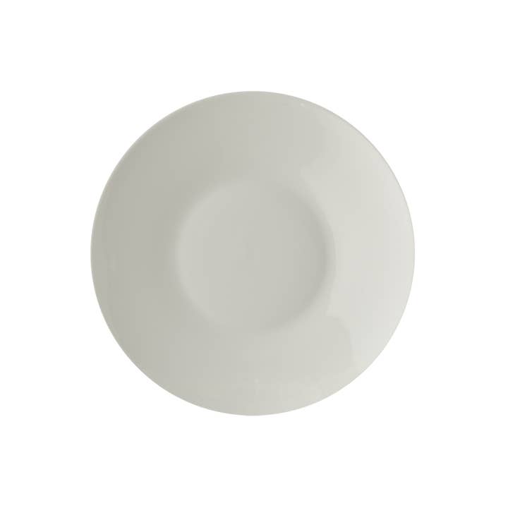 White Bianco Bread Plate for wholesale on Faire