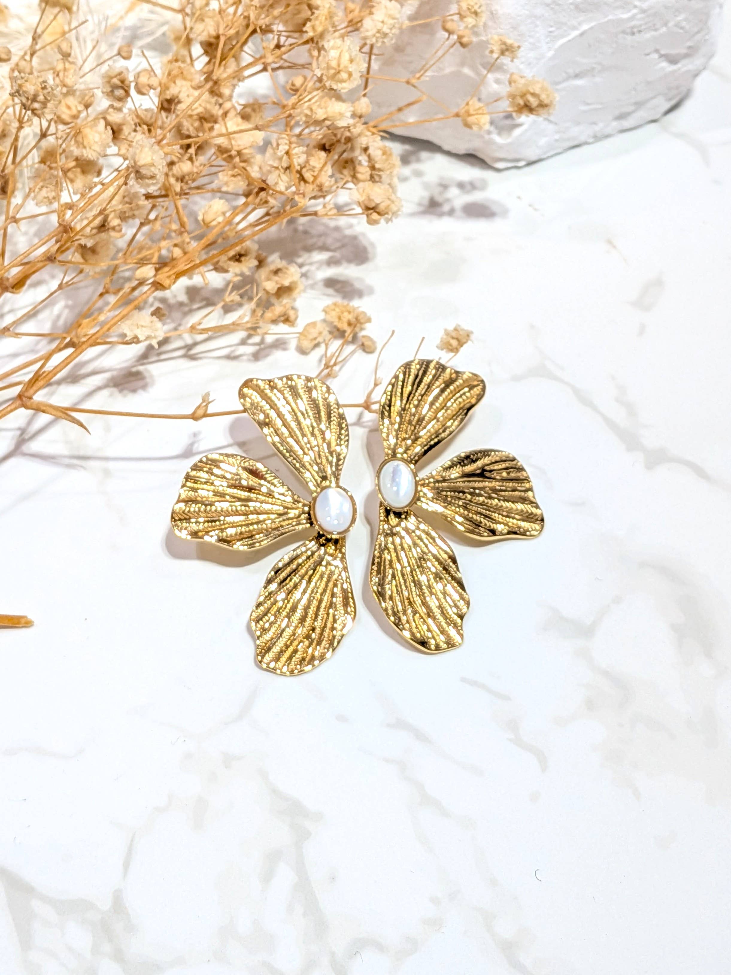 Gold Ceralili earrings for wholesale on Faire0