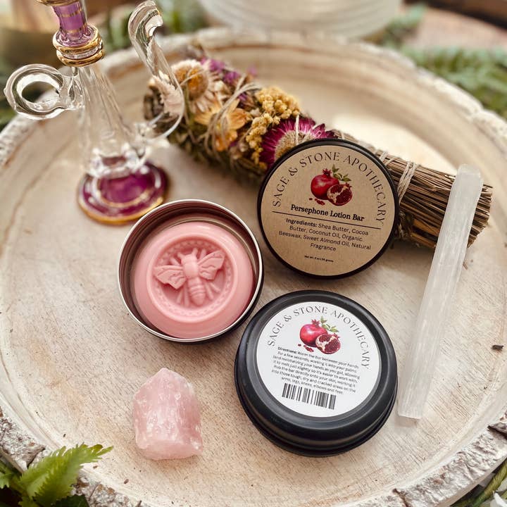 Sage & Stone Apothecary - Wholesale Solid Lotion - Persephone Lotion Bar