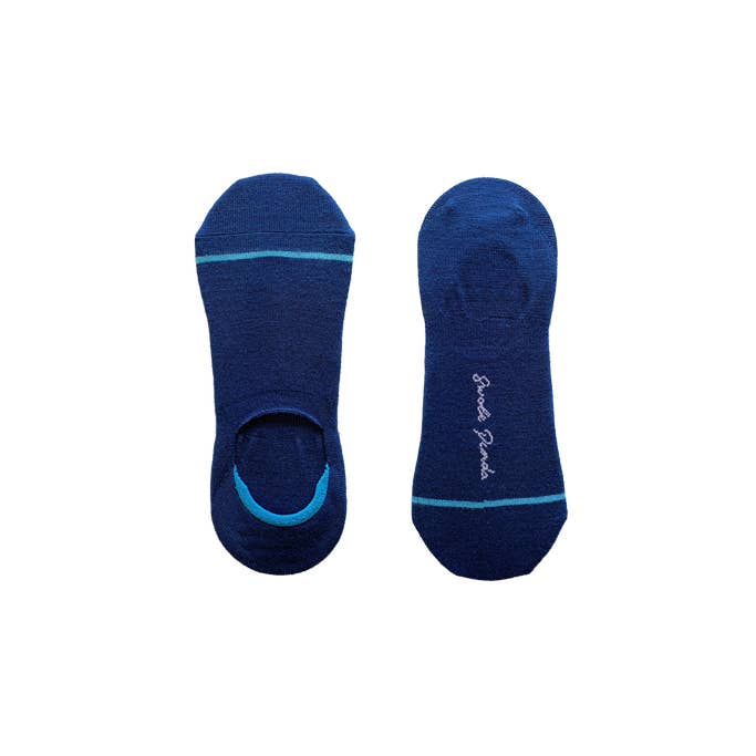 ROYAL BLUE "NO-SHOW" BAMBOO SOCKS - Men's for wholesale by Swole Panda