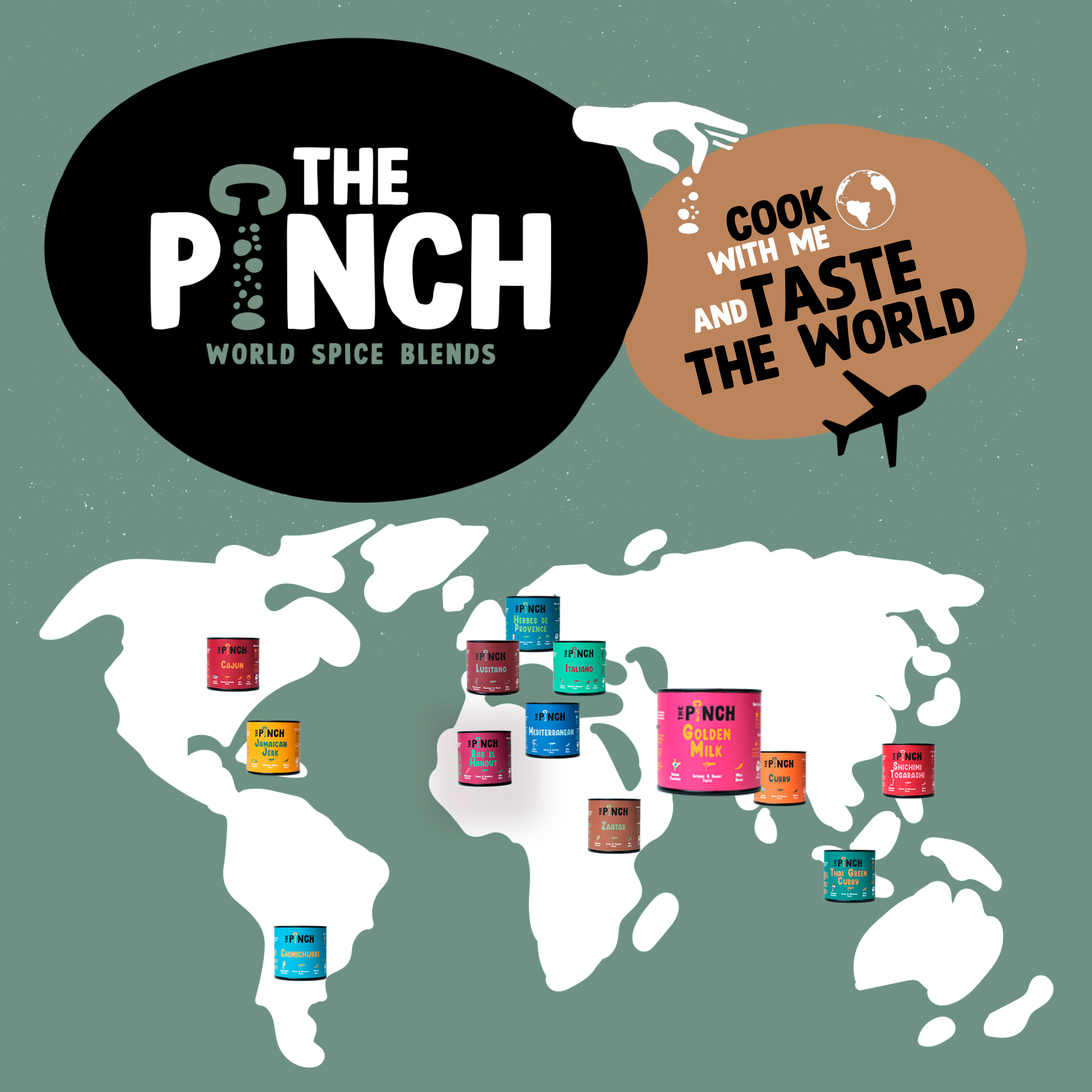 The Pinch - World Spice Blends - Wholesale Dried Spice Mix - Golden Milk - 45g7