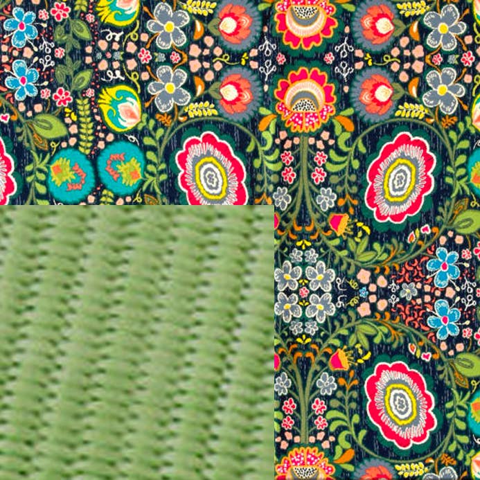 Mimi Green – wholesale Hundkoppel - Hund – Midge Canvas 70's inspirerad hund koppel6