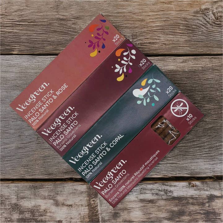 Veegreen - Venta al por mayor Incienso - Incienso Palo Santo repelente de mosquitos x103