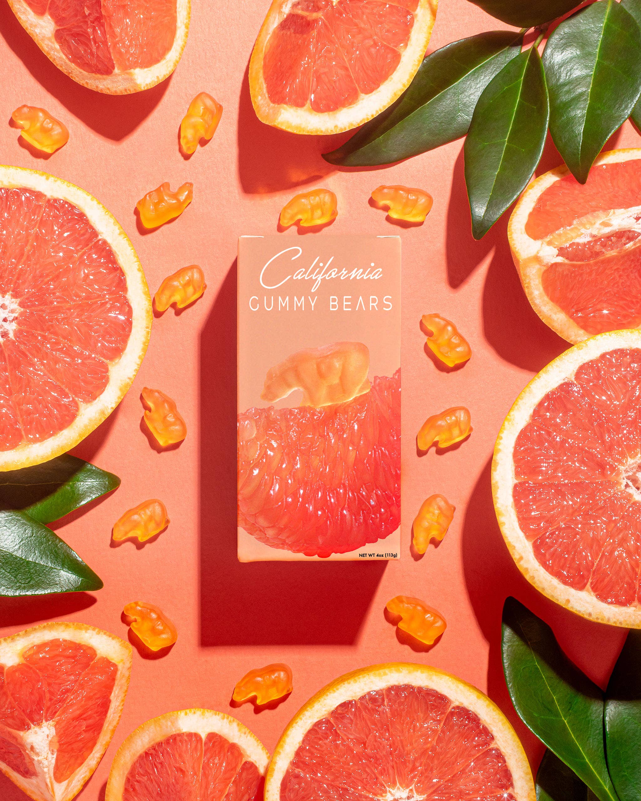 California Gummy Bears - Wholesale Gummy - PINK GRAPEFRUIT PARTY - Gummy Bears - Real Fruit - Candy3