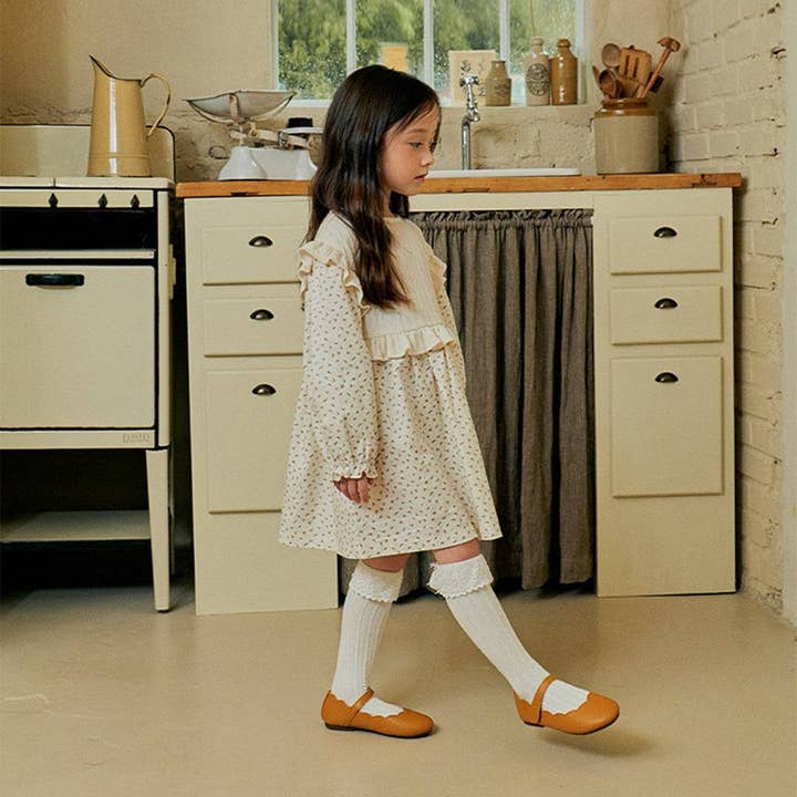 ToTo Heros - Wholesale Dress - Kids - Nana Knit Vest Detail Floral Dress6