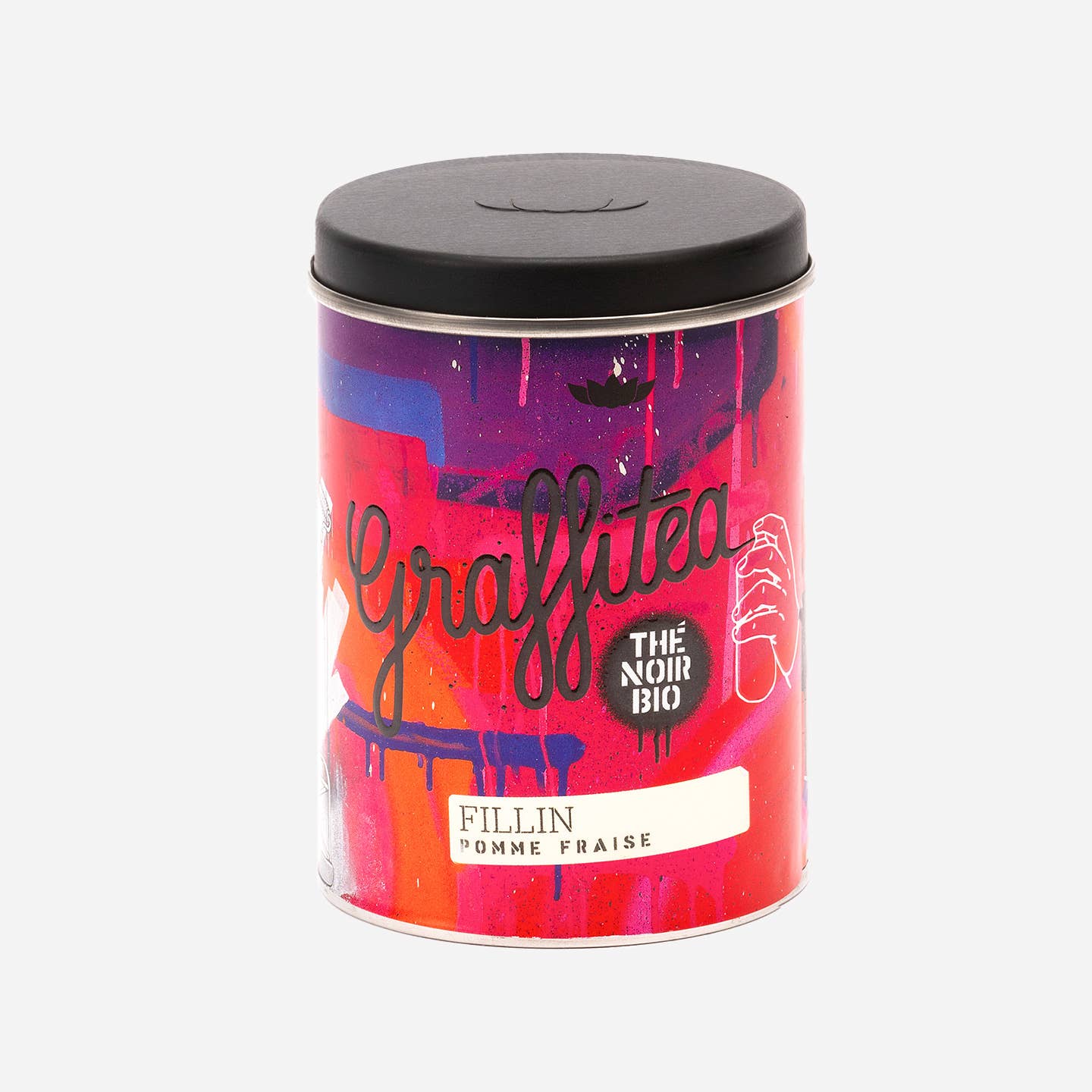 PROVENCE D'ANTAN - Wholesale Health/Detox Tea - Organic* Apple Strawberry Black Tea Fillin - 90g Box /Bulk0