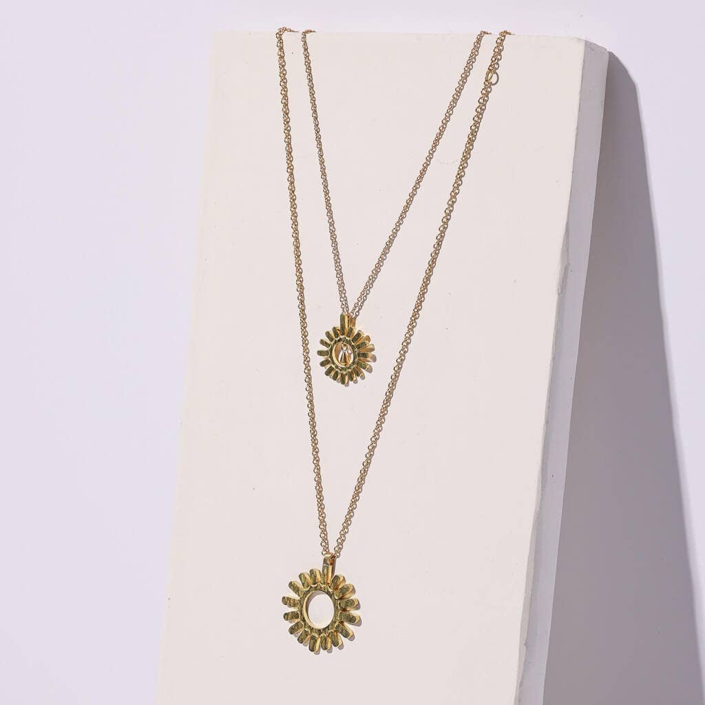 MULXIPLY - Wholesale Pendant/Charm Necklace - Drops of Sun Necklace | Brass5