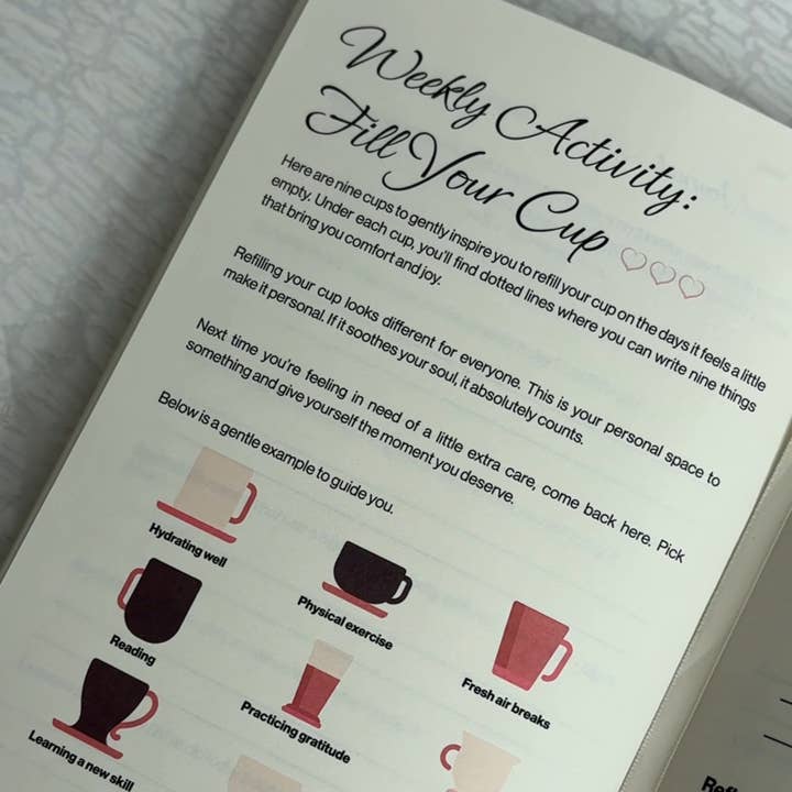 Fill Your Cup Journal – wholesale Journal/diary – Fill Your Cup: Motherhood Gratitude Journal1