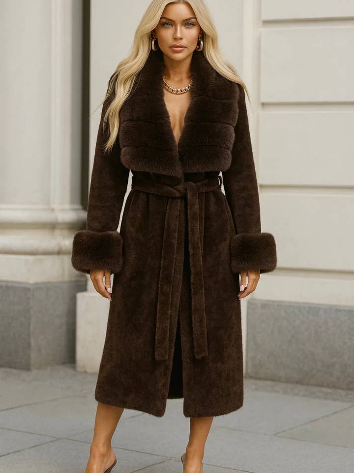 Frime - Wholesale Outerwear Vest - Women's - Long fur vest - 5971