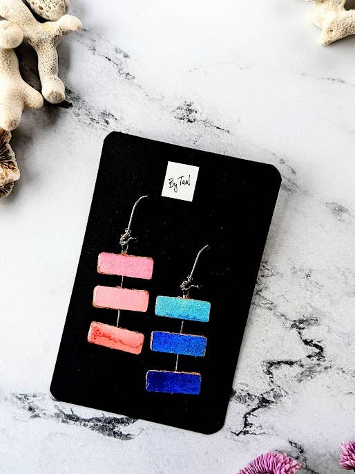 Marina - Pendientes ligeros, reversibles y llamativos para venta al por mayor de By Taal