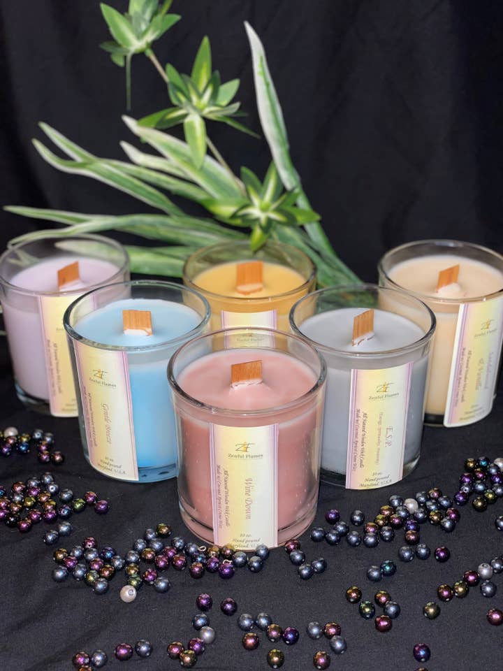 Zenful Peace Collection 10 oz. for wholesale by Zenful Flames Candle Co.