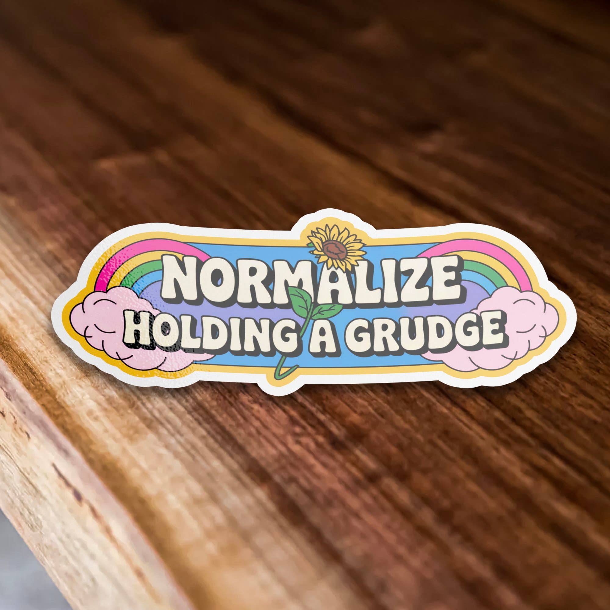 Sticker Bull - Venta al por mayor Pegatina - Normaliza guardar rencor Pegatina divertida y bonita de vinilo para parachoques4