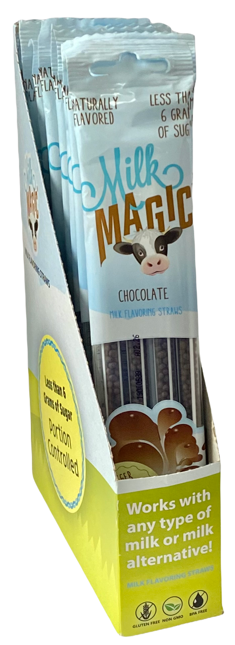 Magic Straws - Vente Paille - Pailles à lait aromatisées au chocolat Milk Magic3