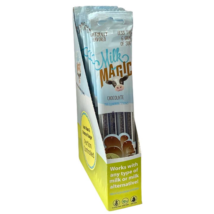 Magic Straws - Wholesale Drinking Straw - Milk Magic Chocolate Flavoring Milk Straws3
