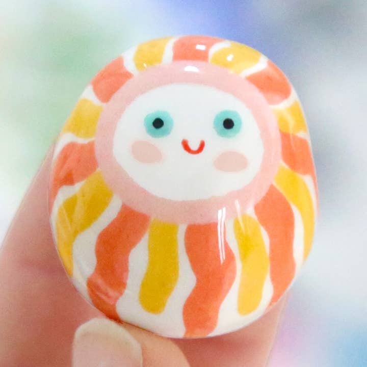 Sun Spirit / Ceramic sculpture for wholesale by Dodo Toucan