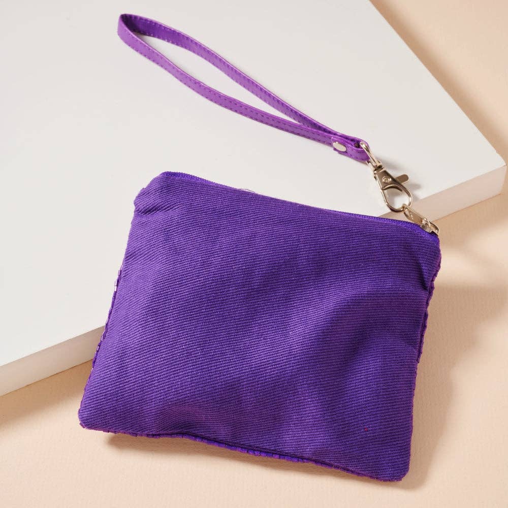 Frem – Großhandel Geldbörse – Damen – Game Day Münzbeutel mit Sternenperlen25