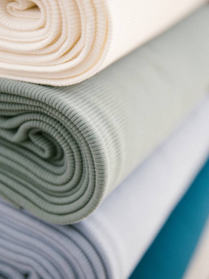 Ribbed Knit - 95% cotton + 5% elastane for wholesale by Artiq Textiles