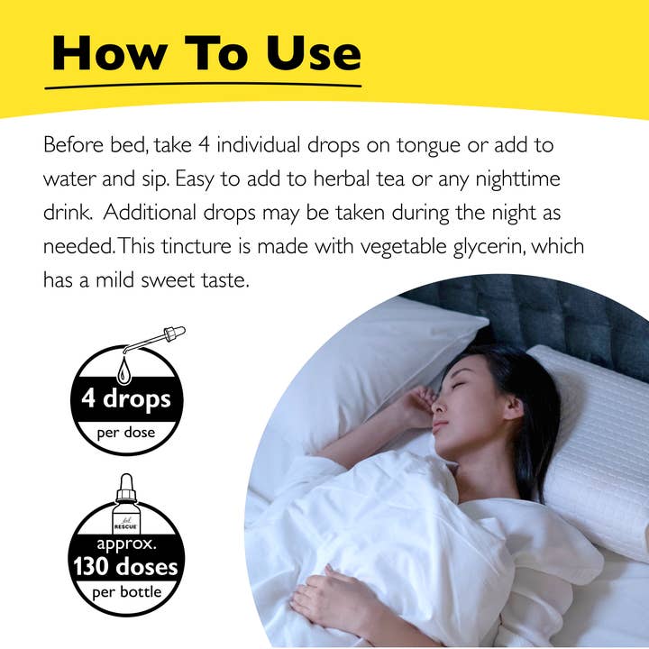 RESCUE & Bach Original Flower Remedies - Wholesale Oral Supplement/Vitamin - Bach Rescue Sleep Natural Sleep Aid Dropper 20mL