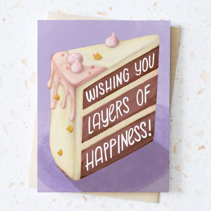 Wishing You Layers of Happiness Feierkarte für den Großhandel von Hop & Flop
