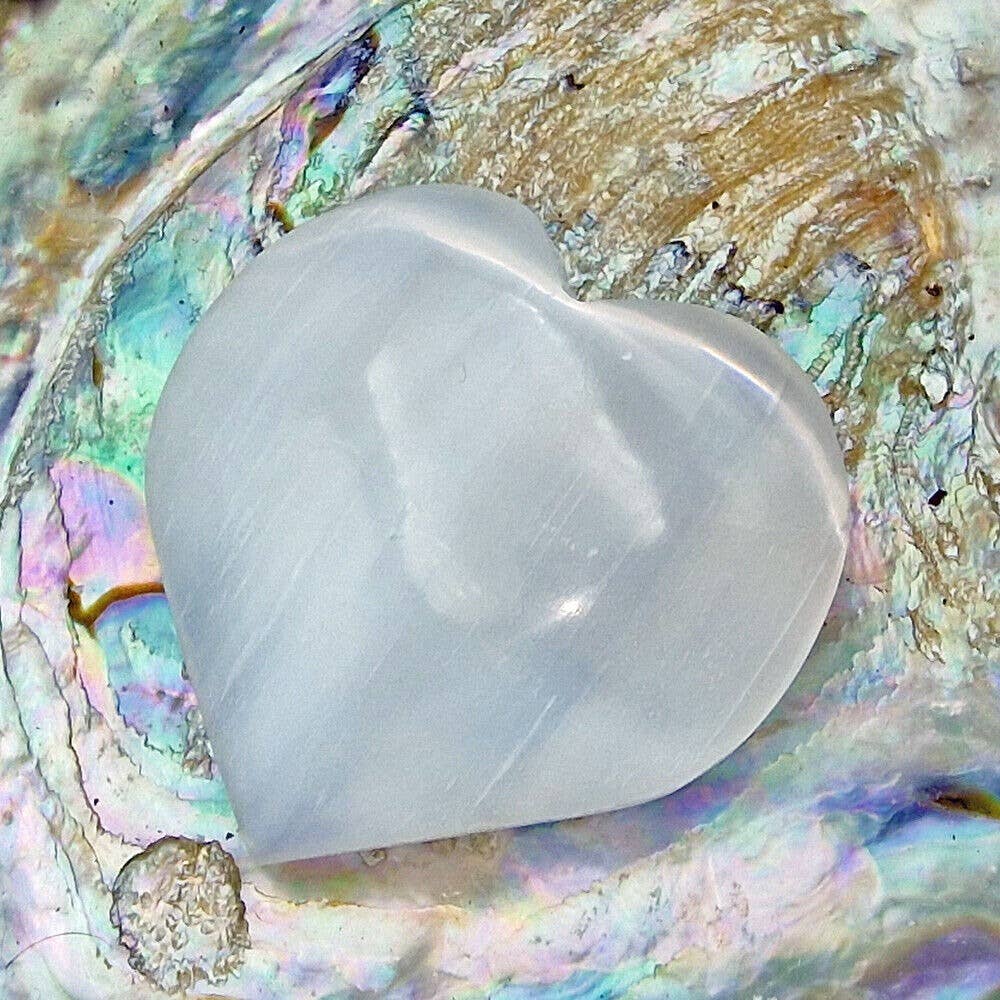 Shamans Crystal – wholesale Spiritual stone/crystal – Selenite Heart Stones, Selenite Heart Shape Stones Selenite3