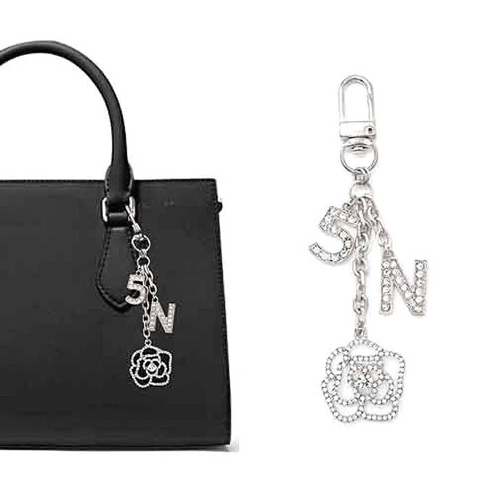 Diacly - Wholesale Purse/Bag Accessory - Women's - Rose N Number 5 Handbag Deco Charm1