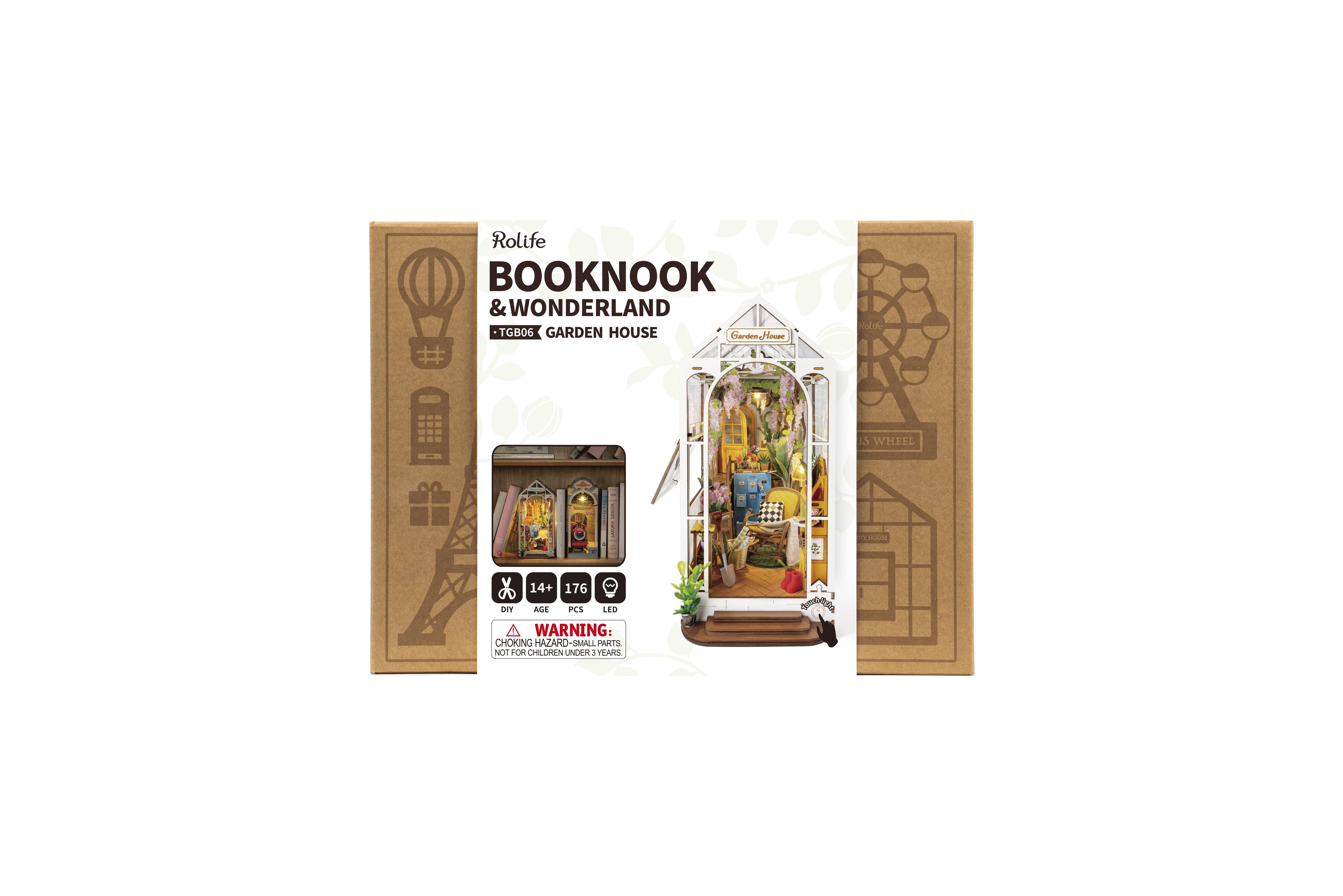 Magnote - Wholesale DIY Craft Kit - Rolife Holiday Garden House DIY Book Nook Kit1