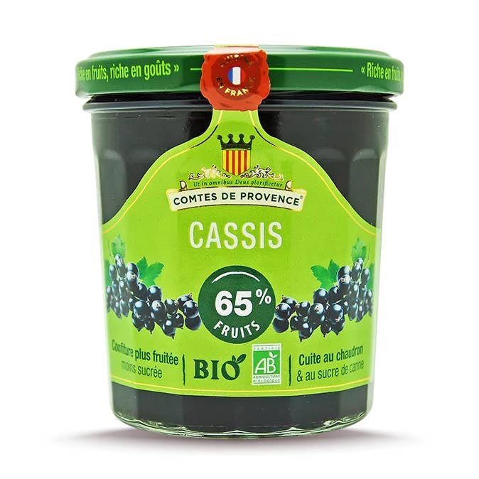 Økologisk solbærsyltetøj for engroshandel hos Comtes de Provence