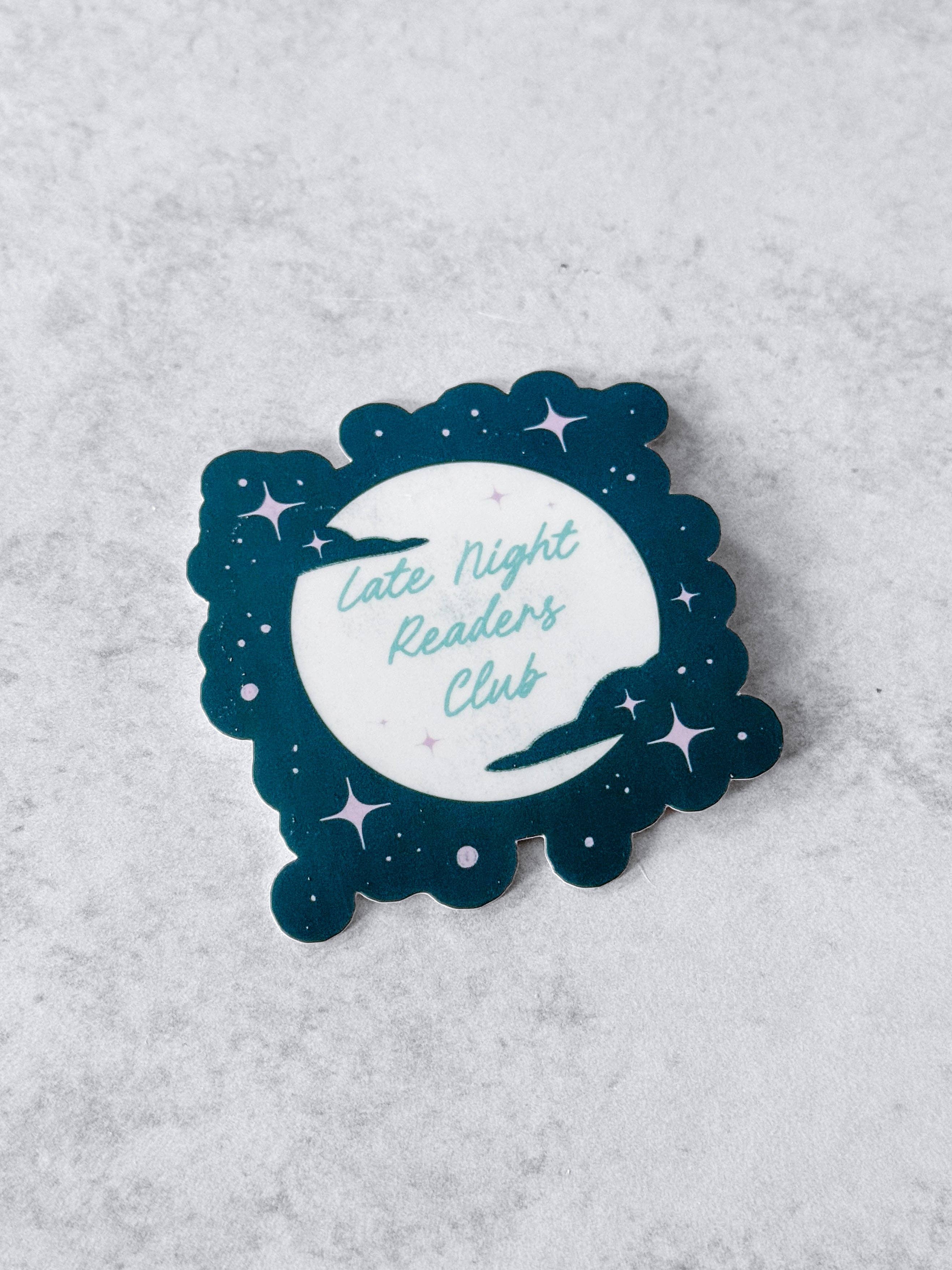 Wolf & Wren Co. - Wholesale Sticker - Late Night Readers Club Sticker1