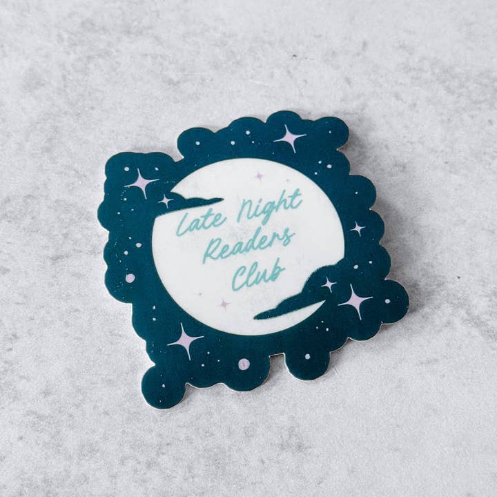 Wolf & Wren Co. - Wholesale Sticker - Late Night Readers Club Sticker1