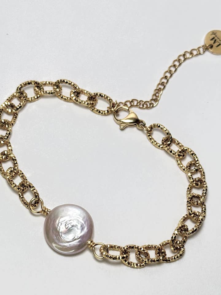 Glimmer Mønt Perlearmbånd for engroshandel hos Lynnmade