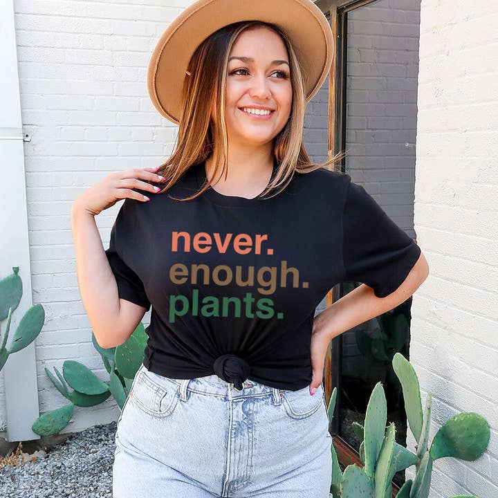 Aldrig Tillräckligt Växter - Blomma Trädgårdsskötsel T-shirt för wholesale av House Of Rodan