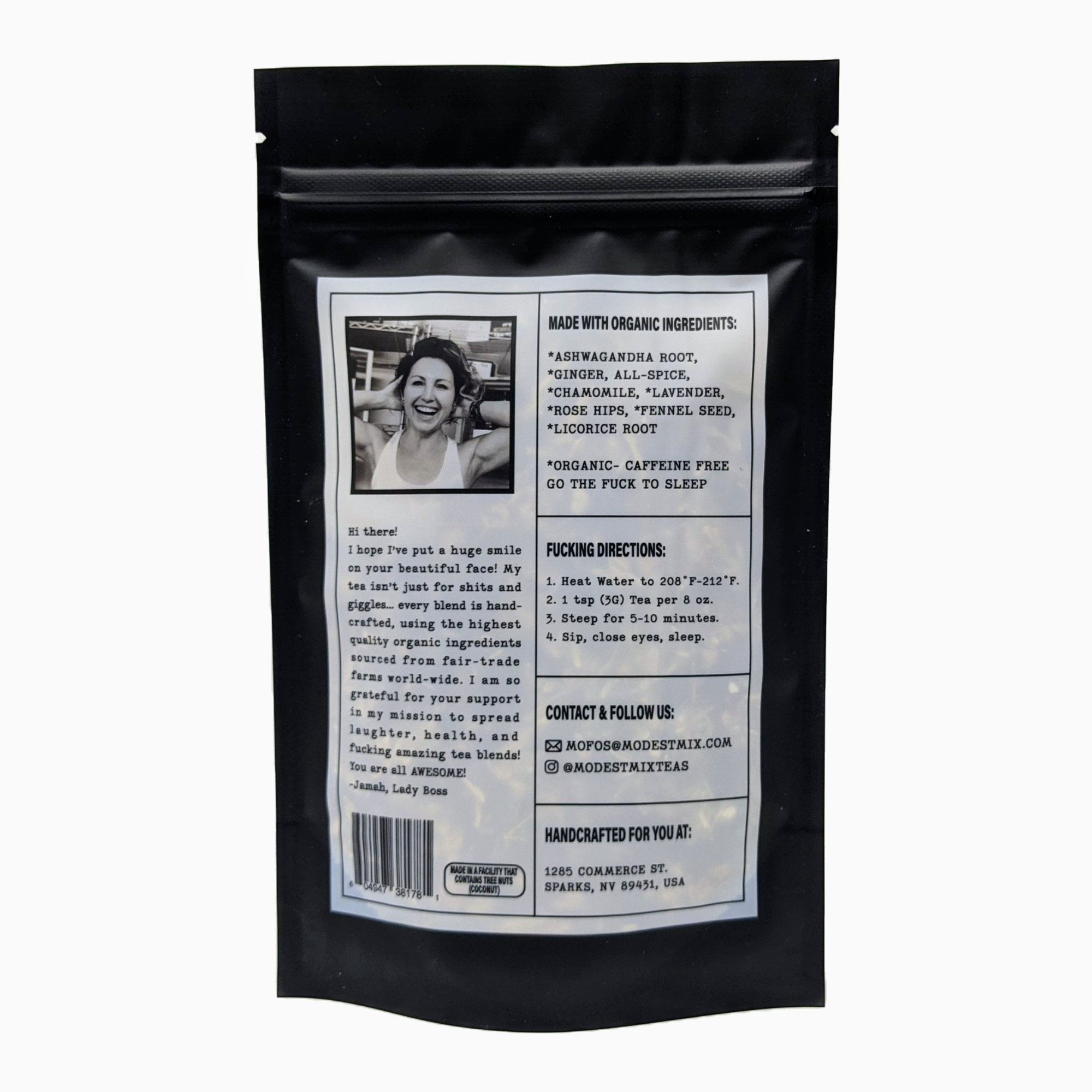 ModestMix Teas - Wholesale Loose Tea - Go The Fuck To Sleep - 2oz Organic loose leaf bags1