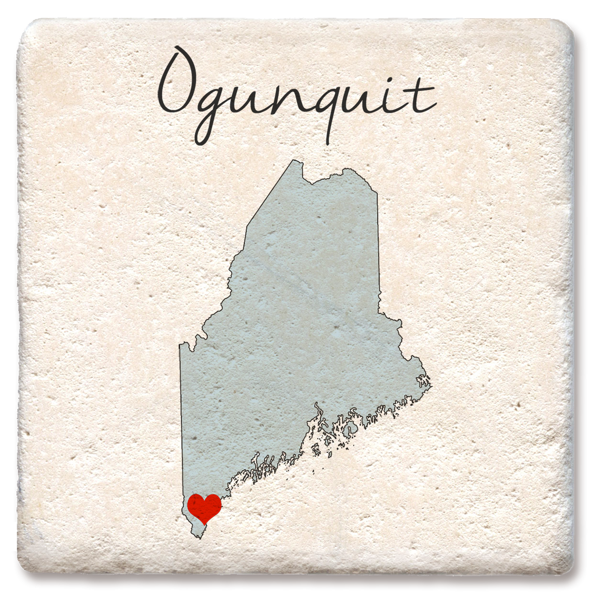 Tipsy Coasters & Gifts – wholesale Underlägg – Personlig coaster med hjärtsilhuett av din stad och delstat17