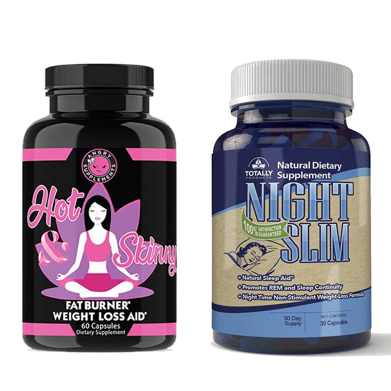 Totally Products – wholesale Oralt tillskott/Vitamin – Hot & Skinny viktminskningspaket med Night Slim nattkomplement0
