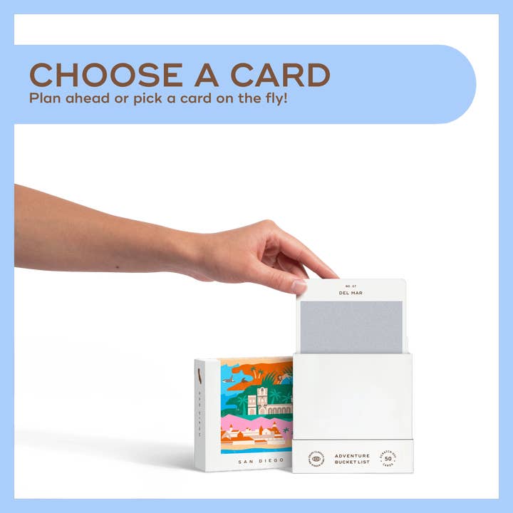 Reach International Outfitters - Wholesale Card Game - San Diego Adventure Bucket List2