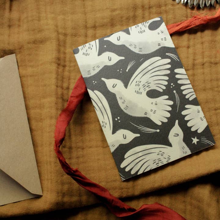 Lauren Marina – wholesale Christmas card – 'Doves' Modern Christmas Card 2