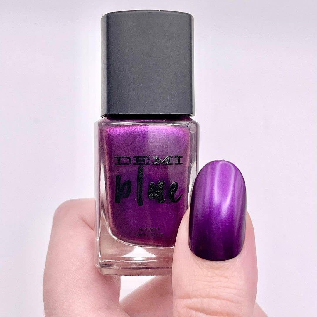 DEMIblue Clean and Vegan Nail Polish - Wholesale Nail Polish - The Duchess – Royal Purple Vegan Nail Polish3