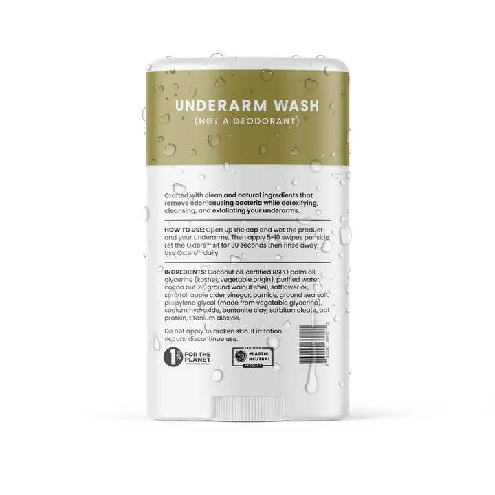 Oxters - Wholesale Deodorant - Unisex - Clay In-Shower Underarm Wash3