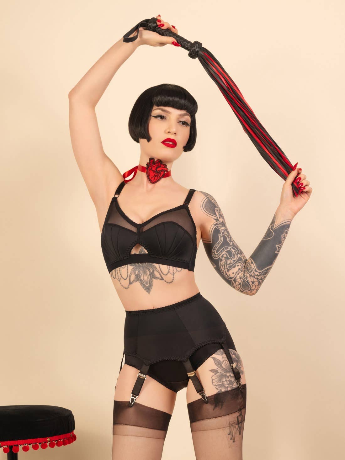 What Katie Did – Großhandel Strapse – Damen – Liz Strapsgürtel mit 6 Bändern L20947