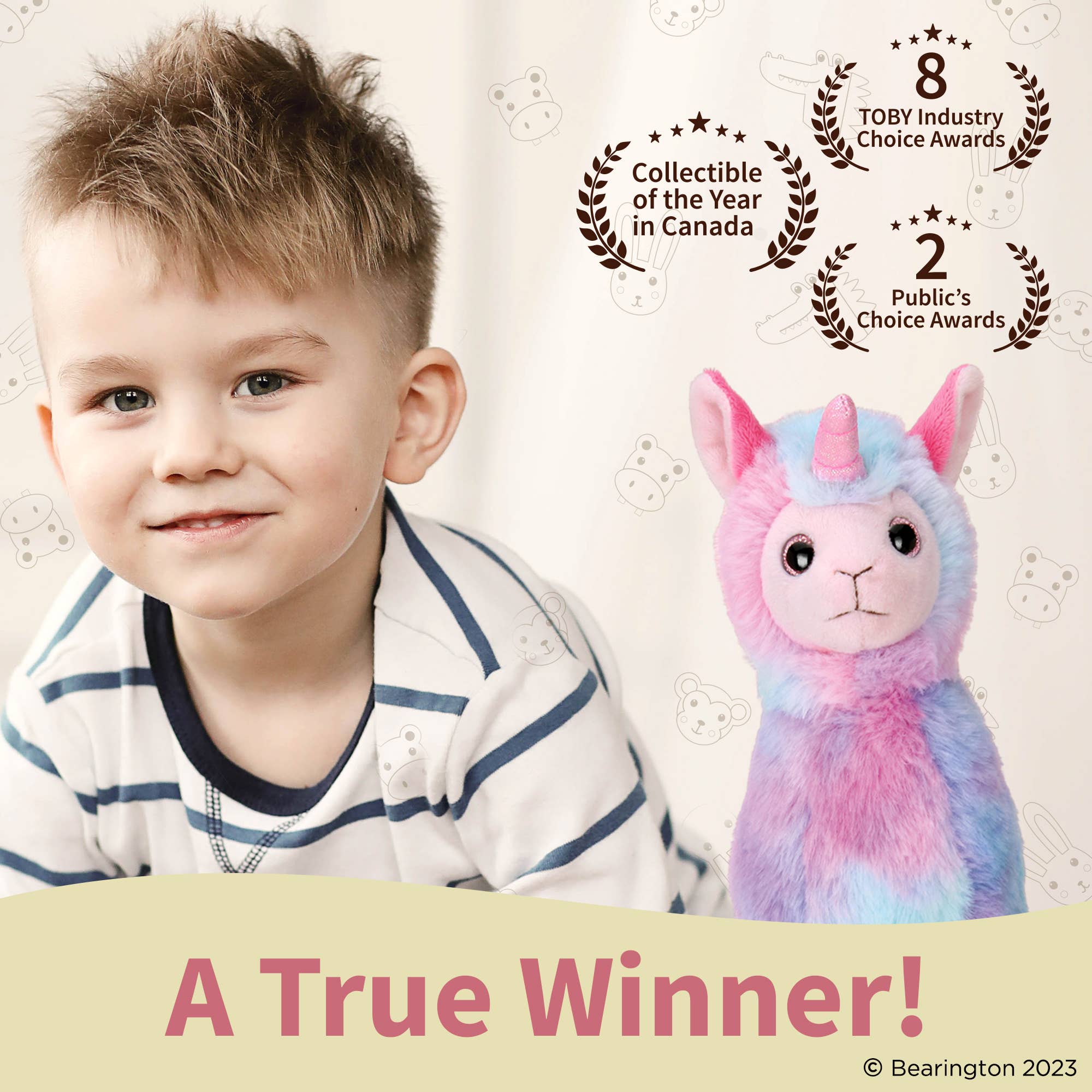 Bearington Collection - Wholesale Stuffed/Plush Toy - Kids & Baby - Lil' Luna the Llamacorn6