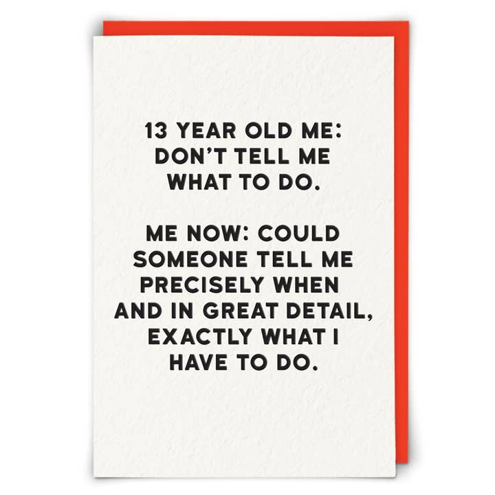Exactly Greeting Card for wholesale by Redback Cards UK