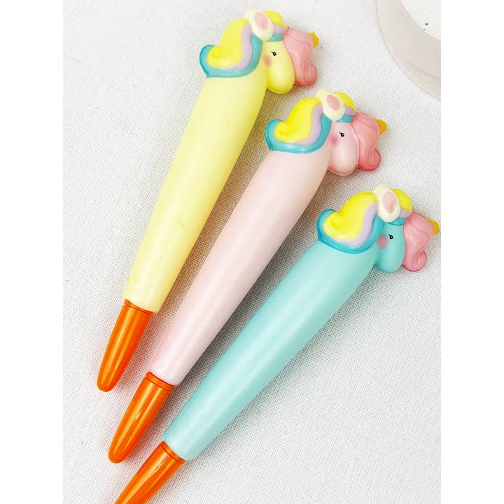 Cute Squishy Unicorn Pen for wholesale by Love and Repeat