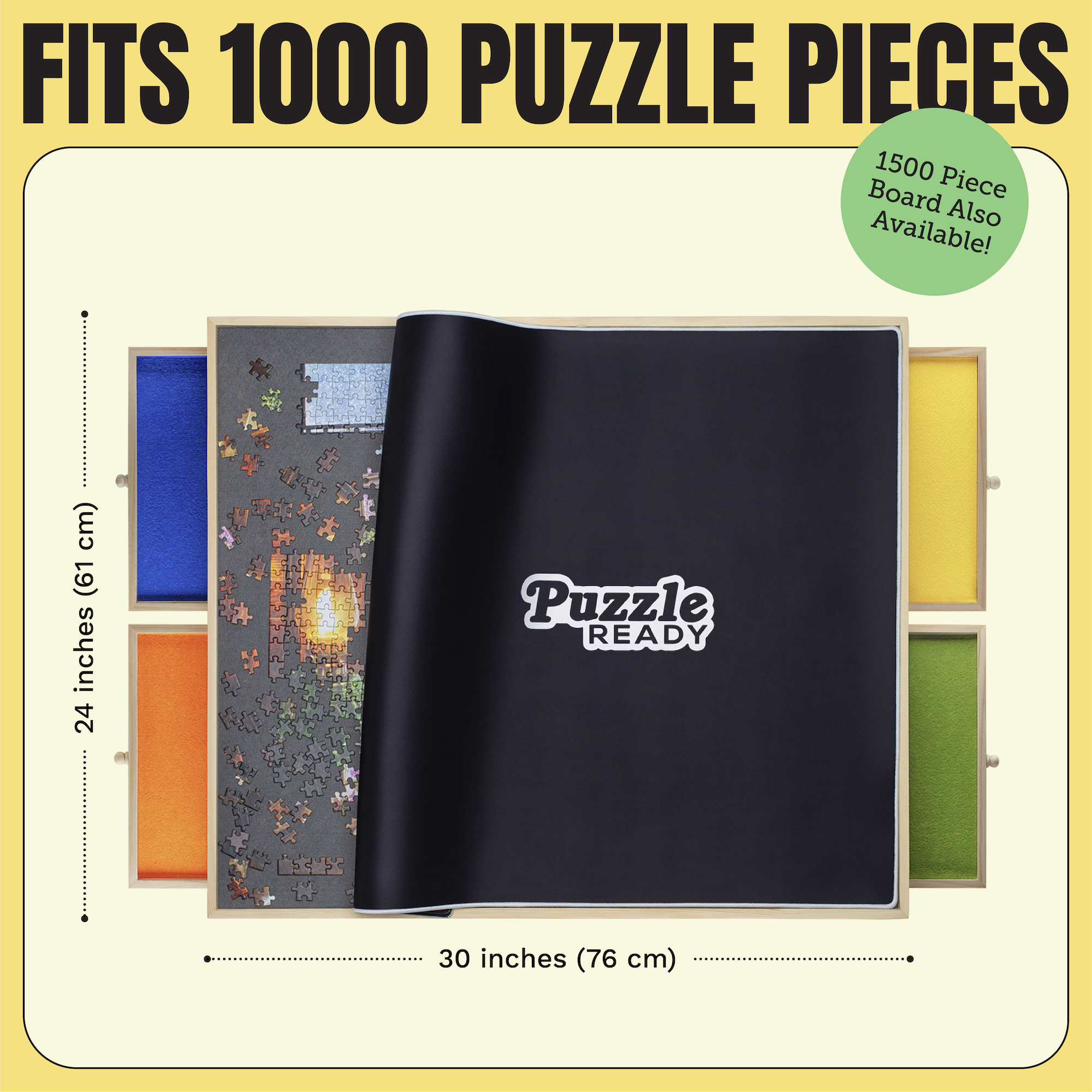 Puzzle Ready - Wholesale Puzzle - Adult - Puzzle Board – Portable Board for Puzzles, Lego Building & Gift Giving1