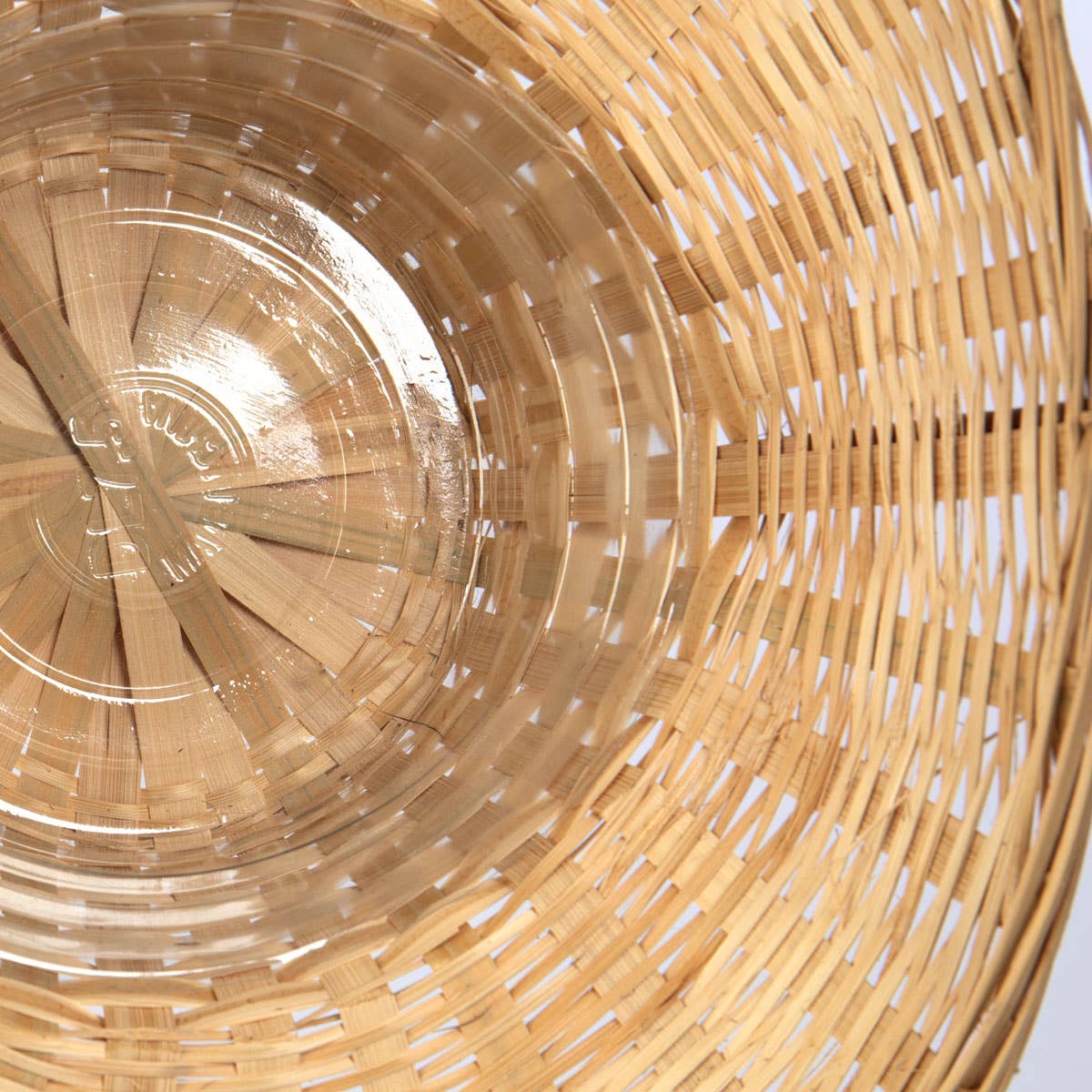 Willow Group - Wholesale Hanging Planter - Round Bamboo Princess Basket w/ Over Handle & PVC2