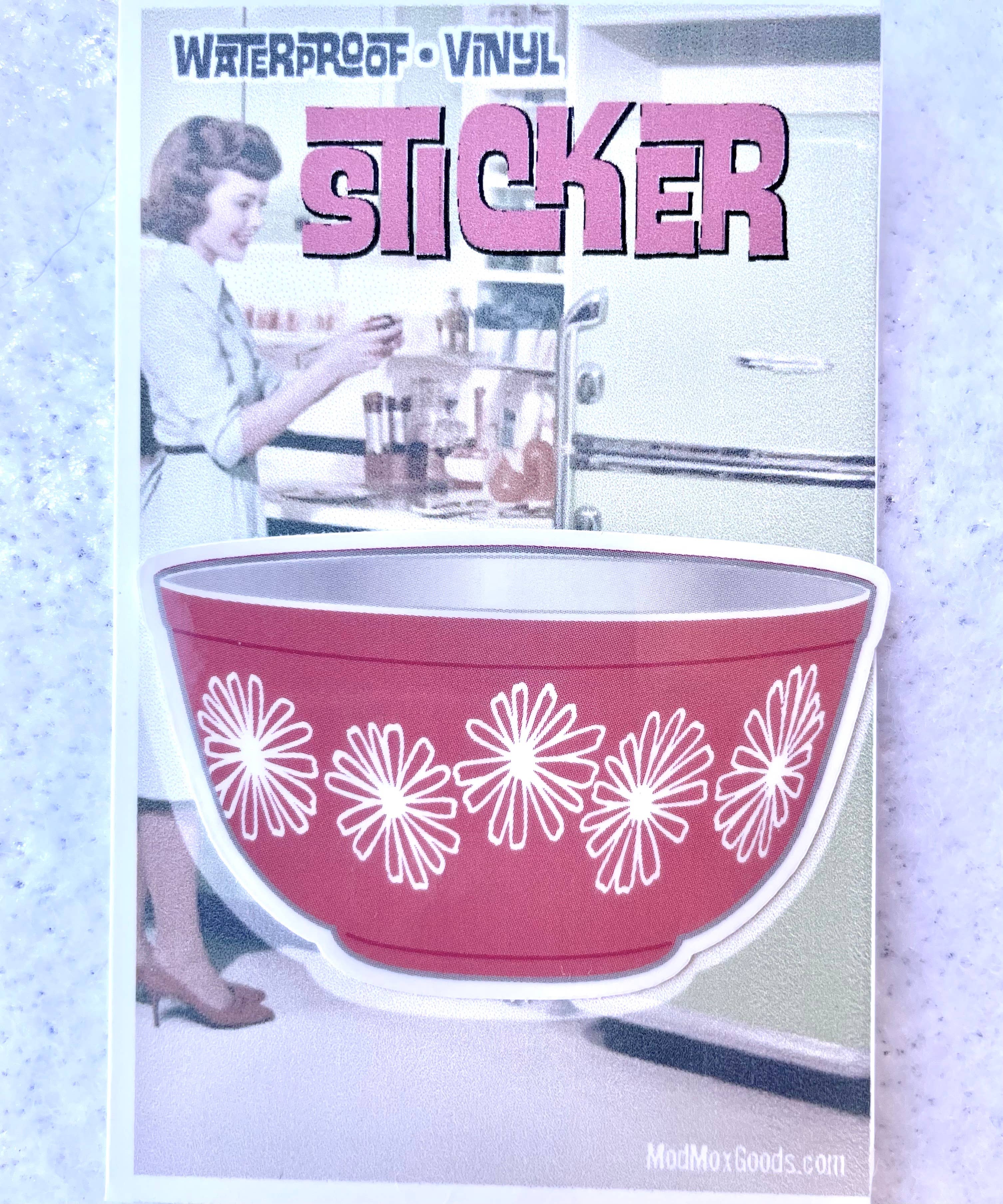 ModMoxGoods - Wholesale Sticker - STICKERS Pyrex Bowl- CHOOSE A LA CARTE
===7
