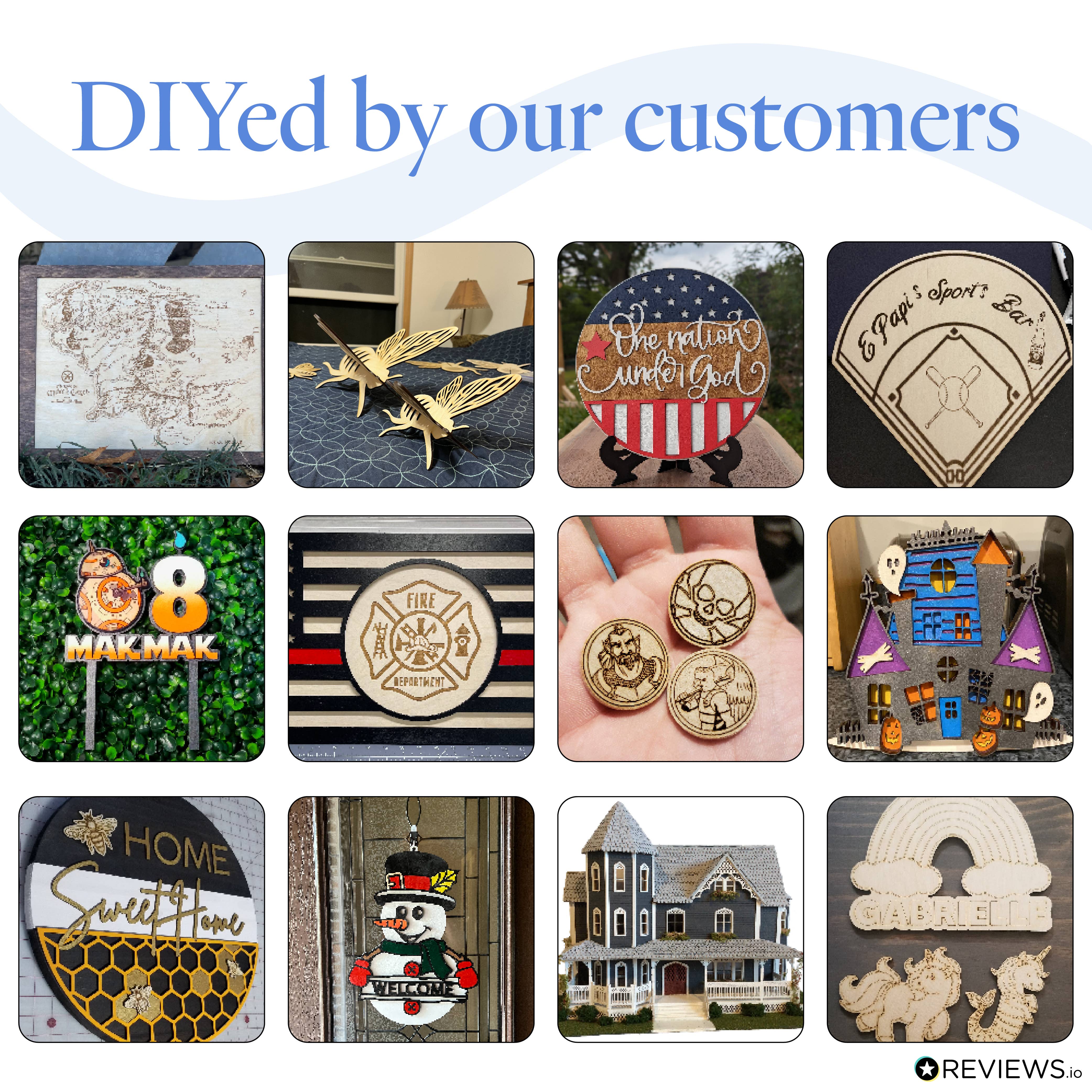 Woodpeckers Crafts - Wholesale DIY Craft Kit - Baltic Birch Plywood (Choose Your Size)27